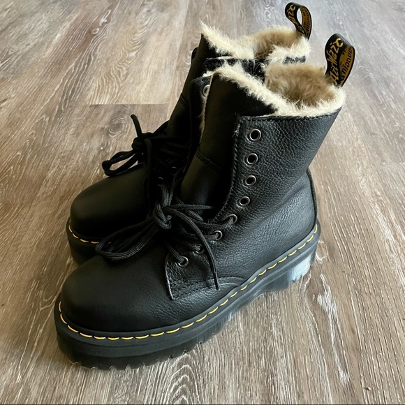 Dr Martens black Jadon FL platform boot - Picture 3 of 7